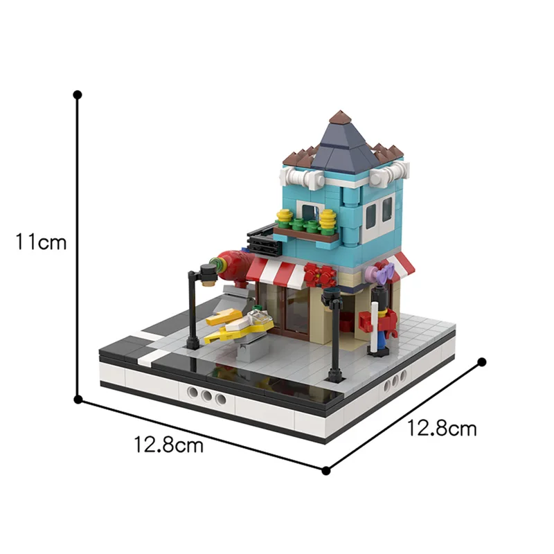 

MOC-31924 Toy Shop for a Modular City Diy Mini Street View Building Blocks Bricks Collection MOC Architecture Model Toys Gifts