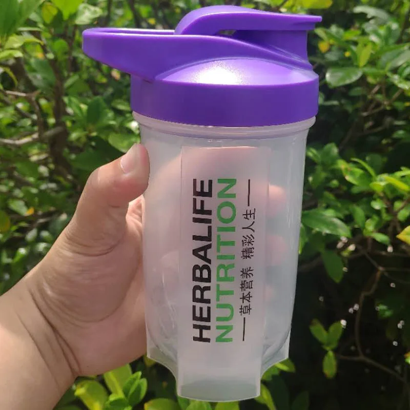 400 мл 500 мл портативный Herbalife Nutrtion прозрачный велосипедный велосипед герметичная Спортивная небьющаяся пластиковая бутылка для воды