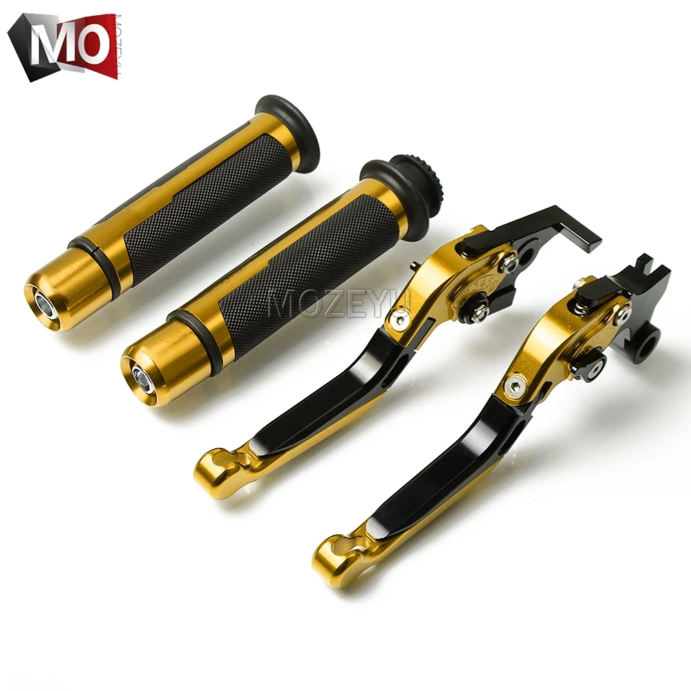 Black Gold Мотоцикл с ЧПУ Регулируемые рычаги тормоза сцепления руль ручные ручки набор для Suzuki GSX 250R GSX250R GSX 250 R - Цвет: Black Gold