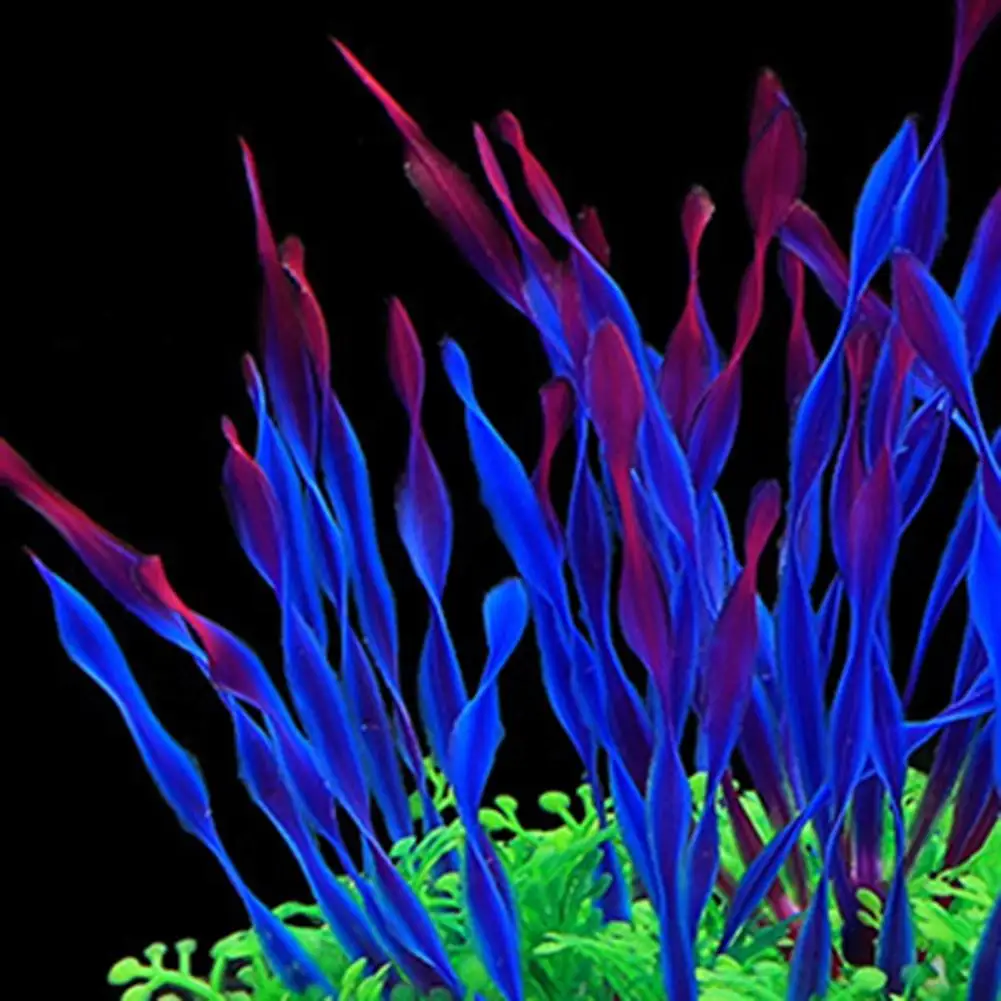 Горячая Распродажа 40%! Водные растения искусственные аквариумы украшение