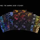 1 Набор наклеек для дизайна ногтей, романтическая супервспышка, фотовспышка, слайдер для лазерной лампы, наклейка для ногтей в форме сердца