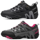 Походная обувь для влюбленных, Мужская водонепроницаемая походная обувь, горные ботинки, тактическая обувь из натуральной кожи для леса, охоты