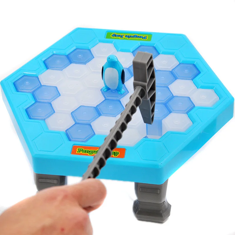 Ice Breaking Save The Penguin Kids Fun Board Game Table Fidget Breaker Bricks Toy Gags Practical Jokes Puzzle Toys for Children | Игрушки и
