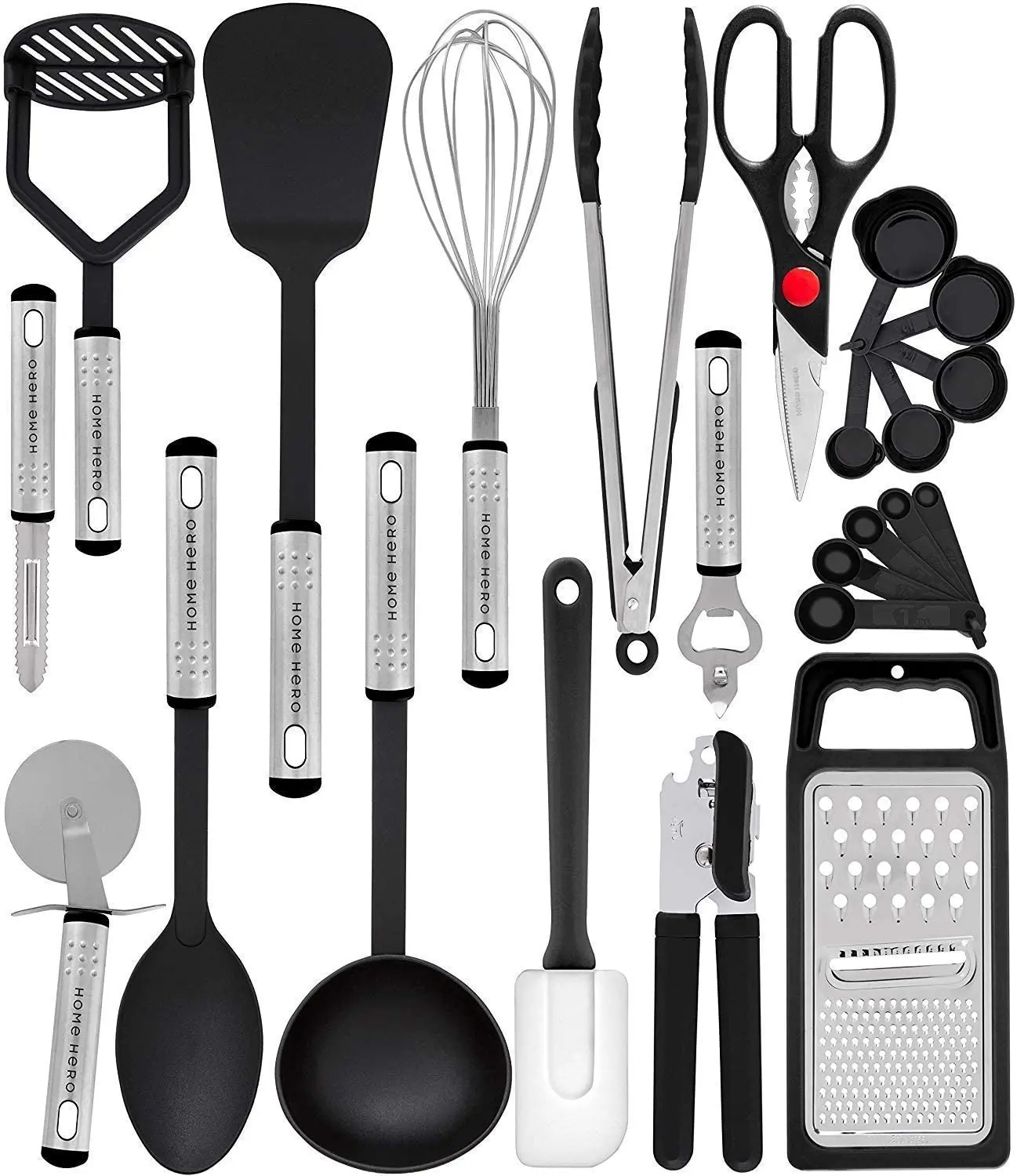 home kitchen utensil 23pcs nylon cooking set spatula gadgets cookware best tools free global shipping