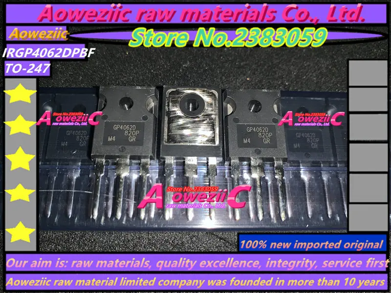 Aoweziic 2018 + 100 новый импортный оригинальный IRGP4062DPBF IRGP4062D GP4062D фототранзистор IGBT 600 в 48
