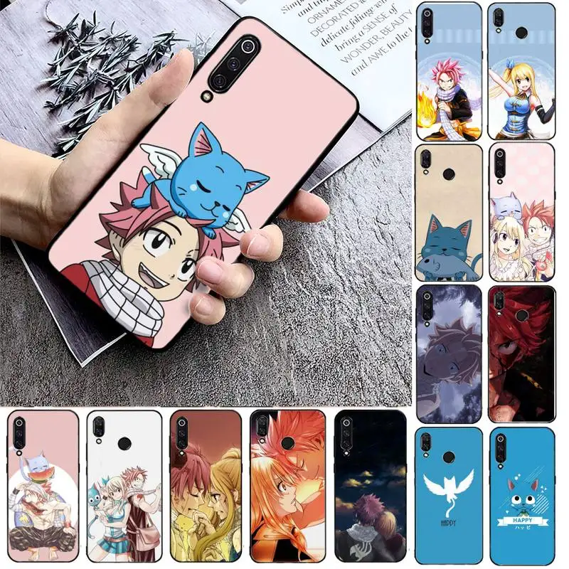 

TOPLBPCS Anime Fairy Tail Phone Case For Xiaomi max3 mi 9 se mi8 F1 9SE 10 lite F1 Back Coque