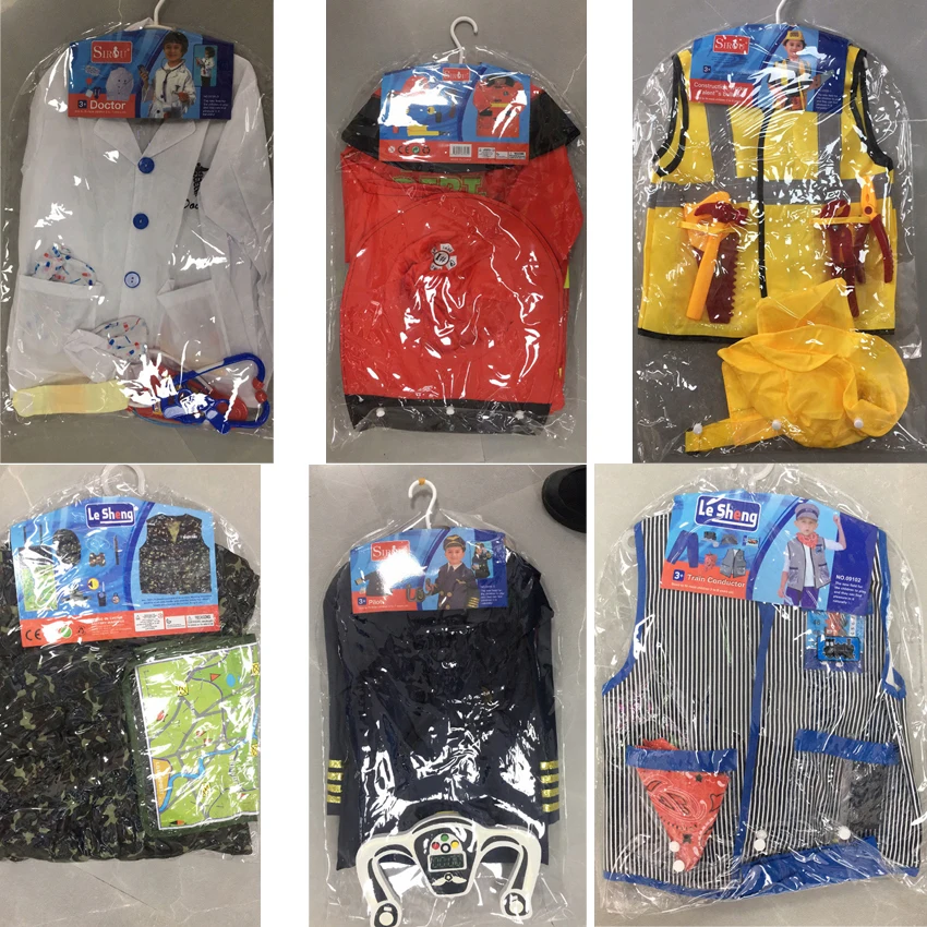 Набор костюмов для ролевых игр мальчиков-моряк солдат пожарный Костюм Пилота