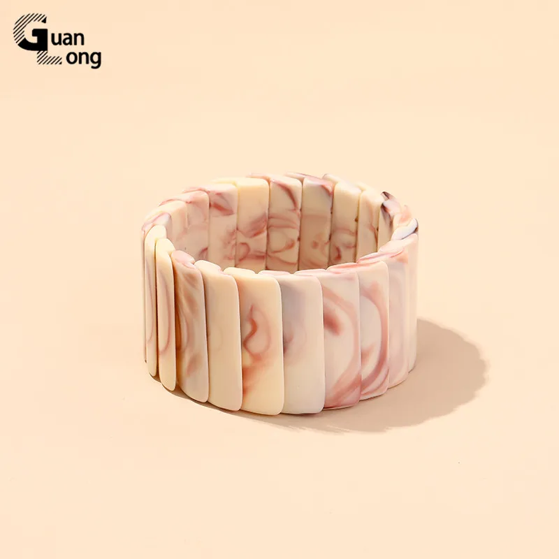 Шармы GuanLong для браслетов браслеты дизайнерские женские эластичные из смолы