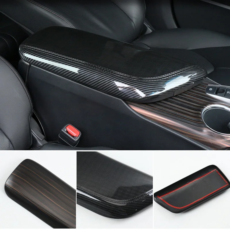 Для Toyota Camry 2018 2019 2020 подлокотник коробка отделкой аксессуары центральный