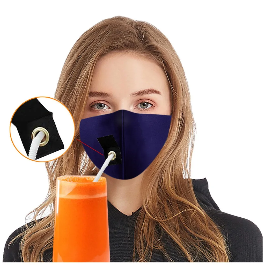 6 шт Косплей флаг взрослых маски для распития напитков многоразовый моющийся