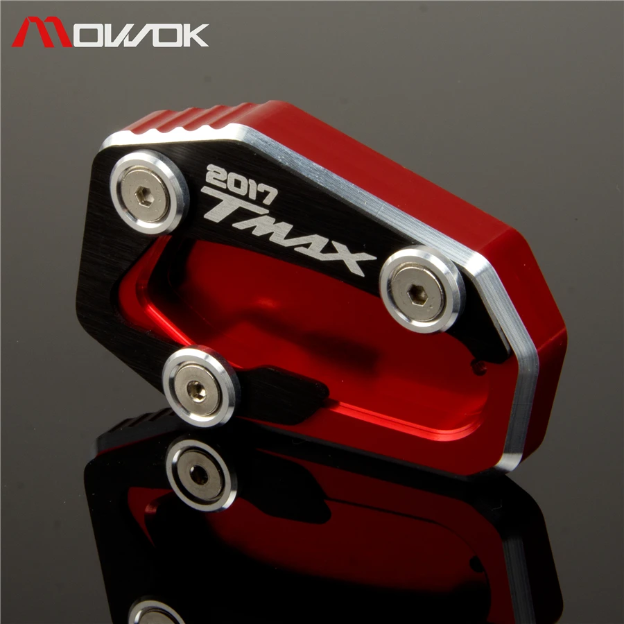 С логотипом 2017 TMAX боковая подставка для мотоцикла с ЧПУ увеличивающая расширение