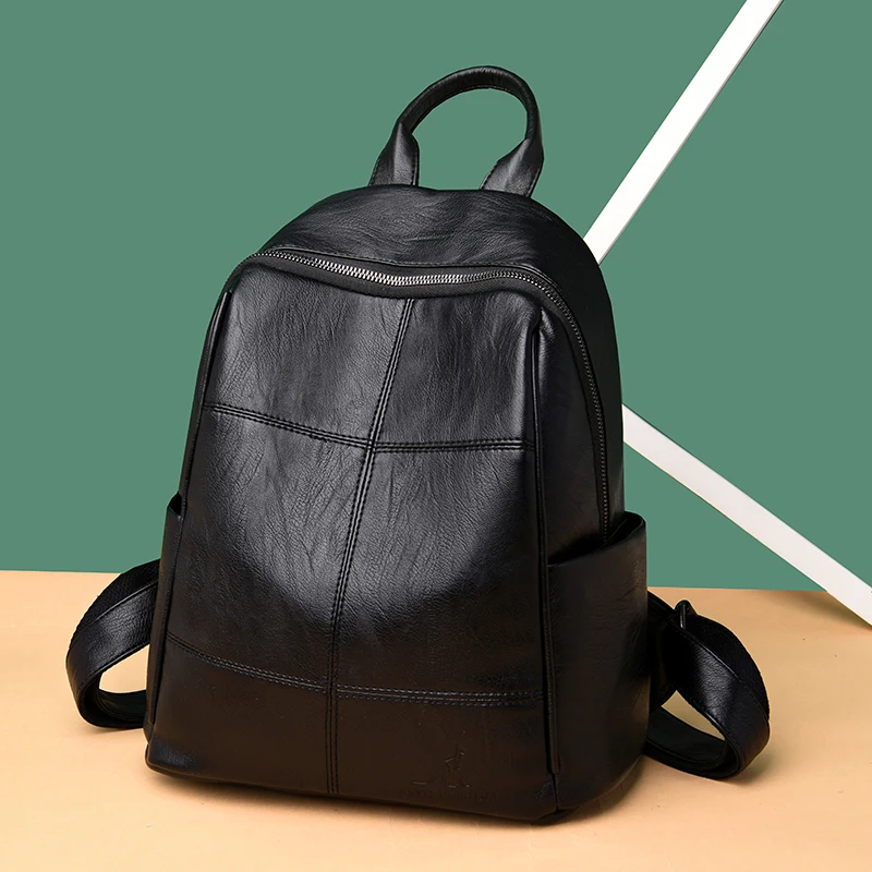 2020 новые женские роскошные рюкзаки из ПУ кожи Mochila Feminina простые на молнии Большие