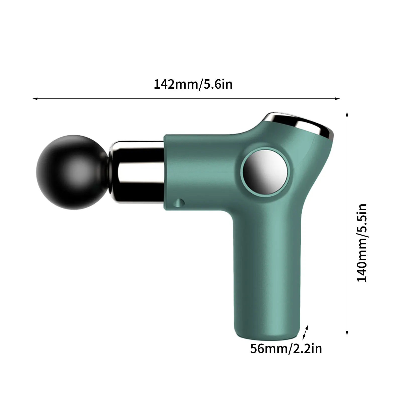

Mini Portable Fascia Gun LCD Touch Screen Massage Gun Fitness Muscle Relaxing Massager Pain Releif