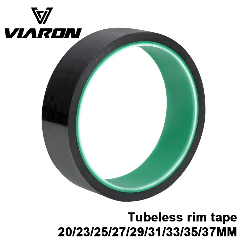 

VIARON Bicycle Tubeless Premium PET Rim Tapes 20/23/25/27/29/31/33/35mm*10m Width Anti-loosening Sealing Tire Pads
