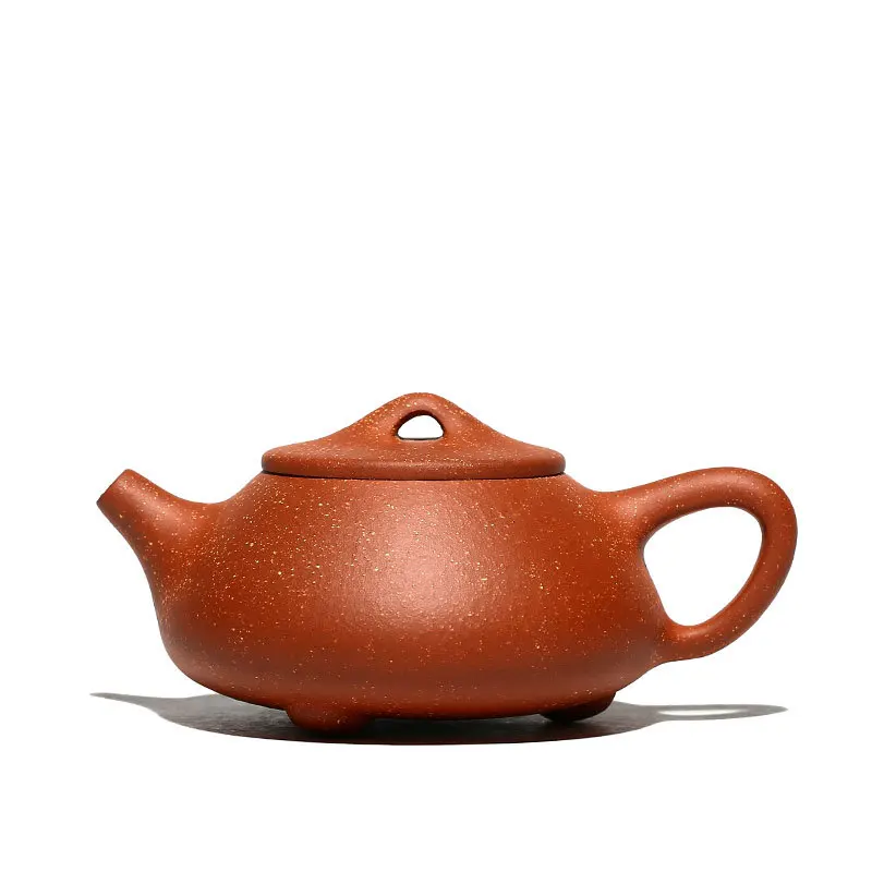 

Dragon Blood Sand Stone Scoop Pot Yixing Teapot Pure Hand Handmade 188 Ball Hole Old Teapot Author about 240ml special OFF