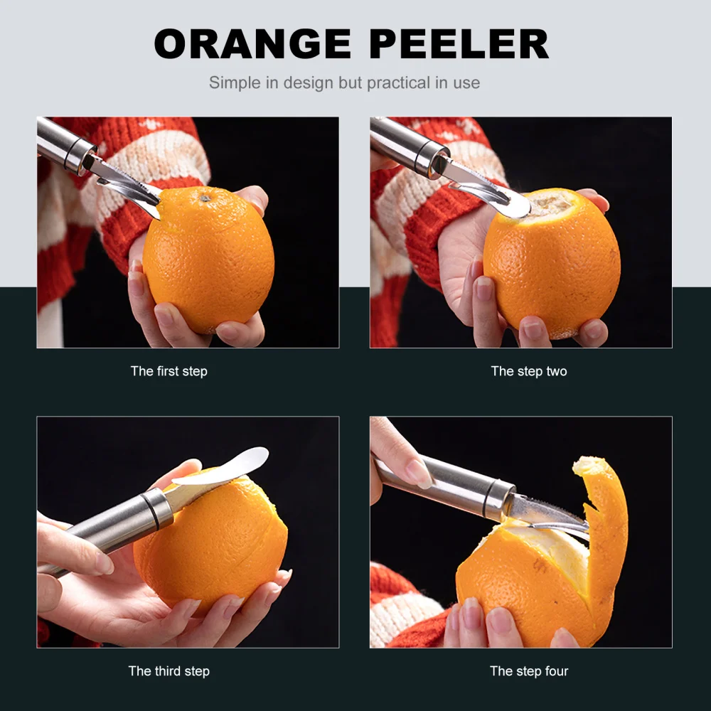 

1 Pc Convenient Citrus Cutter Tangerine Peeler Rust-proof Orange Cutter