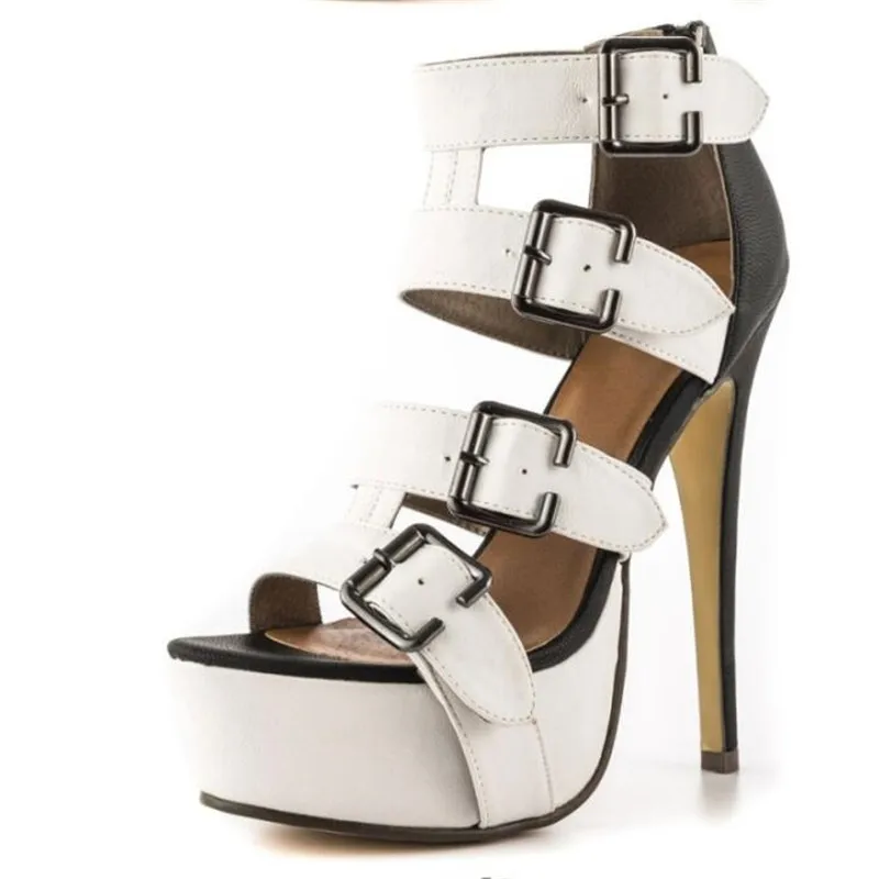 Женские туфли на шпильке 15 см сандалии с узором обувь для ночного клуба выставки