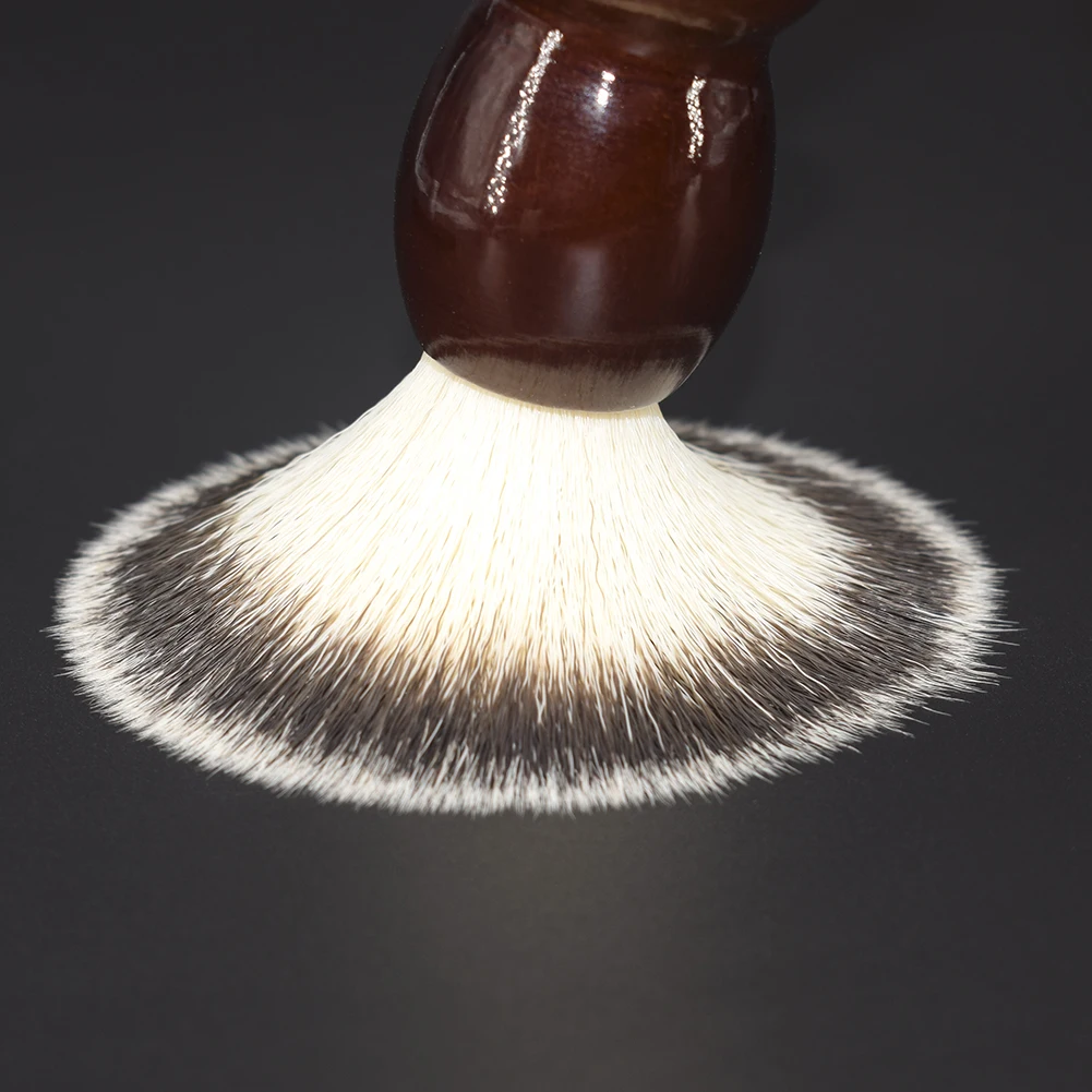 Мужской чистый барсук нейлоновая щетка для бритья деревянная 100% оригинальная