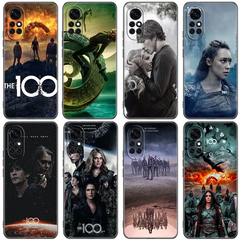 

Hot TV Show The 100 Phone Case For Huawei Honor 50 Mate 30 20 10 Lite 40 Nova 9 8 Pro Y60 30S 8i 7i 7SE 5T Premium Black Cover
