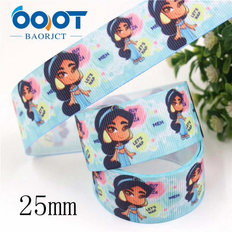 I-19906-2053 OOOT BAORJCT I-19906-2047, 25 мм, 10 ярдов мультфильм тепловой передачи печатных корсажные ленты, лук крышка DIY аксессуары украшения - Цвет: I-19906-2053