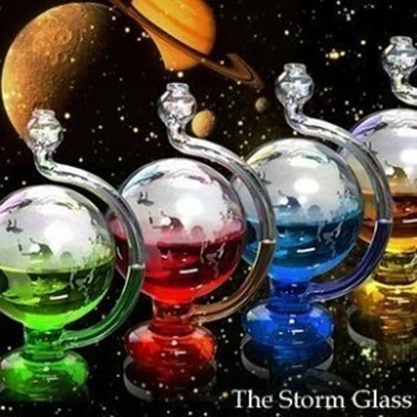 

Inspired Glass Weather Storm Forecast Bottle Barometer Home Office DIY Decor THIN889