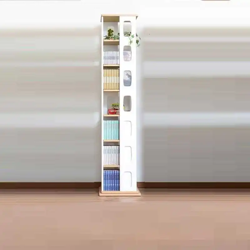 

Bookshelf Revistero Estanteria Para Casa For Home Libreria Legno Rotatable Rotate Modern Librero Bookcase Book Case Rack