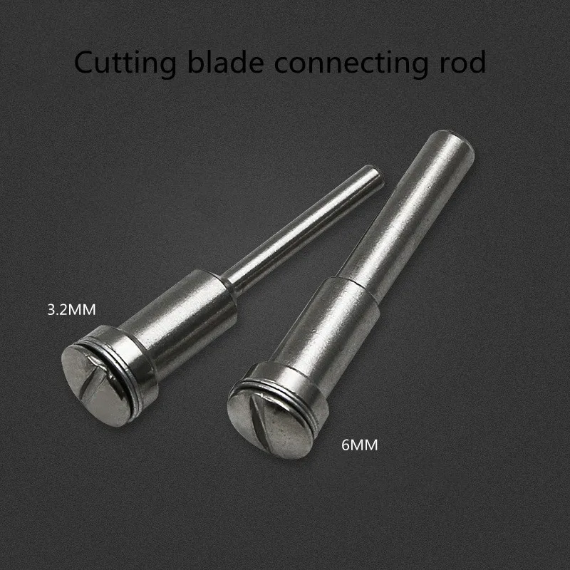 

1 Pcs High Speed Steel Cutting Blade Connecting Rod Electric Grinder Saw Blade High Speed Steel Saw Blade Clamping Rod 3.2/6MM
