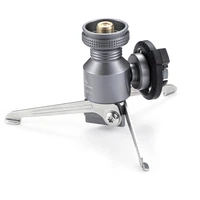 outdoor gas adapter tripod butane canister adapter collapsible gas stove connector gas lamp tank stand camping equipment