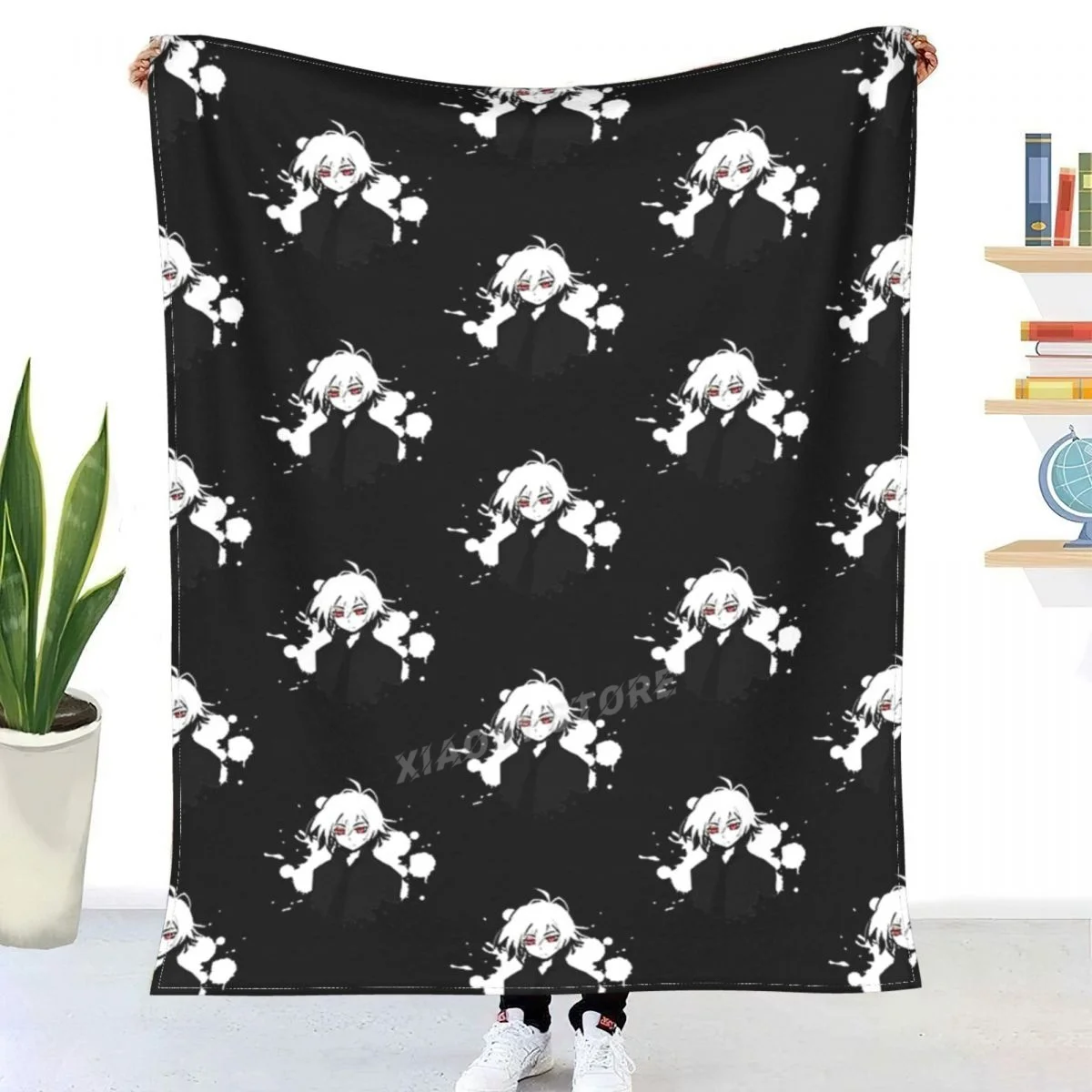 

Anime Girl Perfect Gift Throw Blanket Sherpa Blanket Bedding soft Blankets