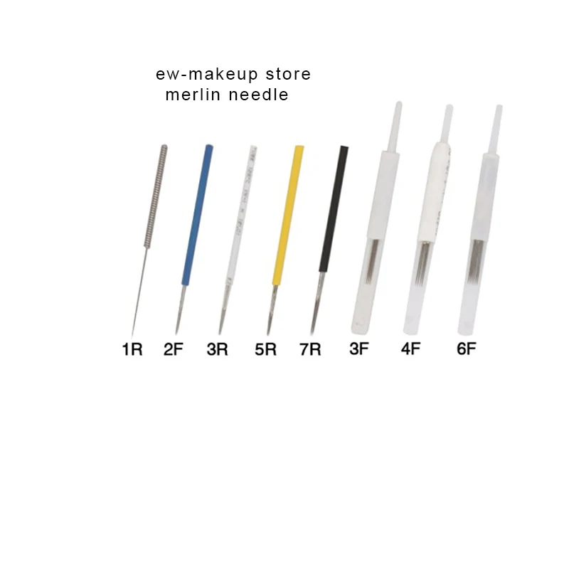 Одноразовая стерилизованная игла Merlin для тату машинки перманентного макияжа