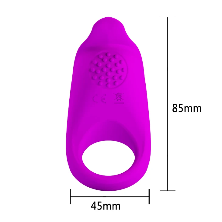 Pretty Love USB перезаряжаемое 7 скоростное вибрирующее кольцо водонепроницаемое