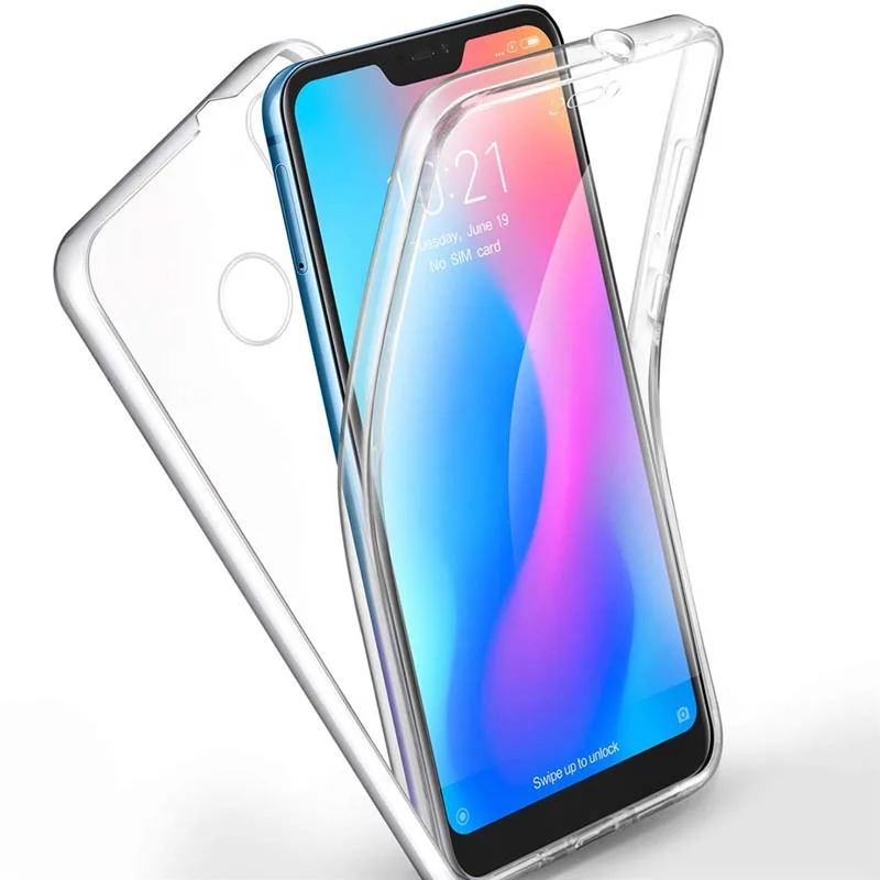 Чехол с полным покрытием 360 для Xiaomi Redmi 5 Plus 4X 5A 6 Pro 6A 7 S2 Note Prime Mi 5X A1 6X A2 Lite 8 SE 9 Pocophone