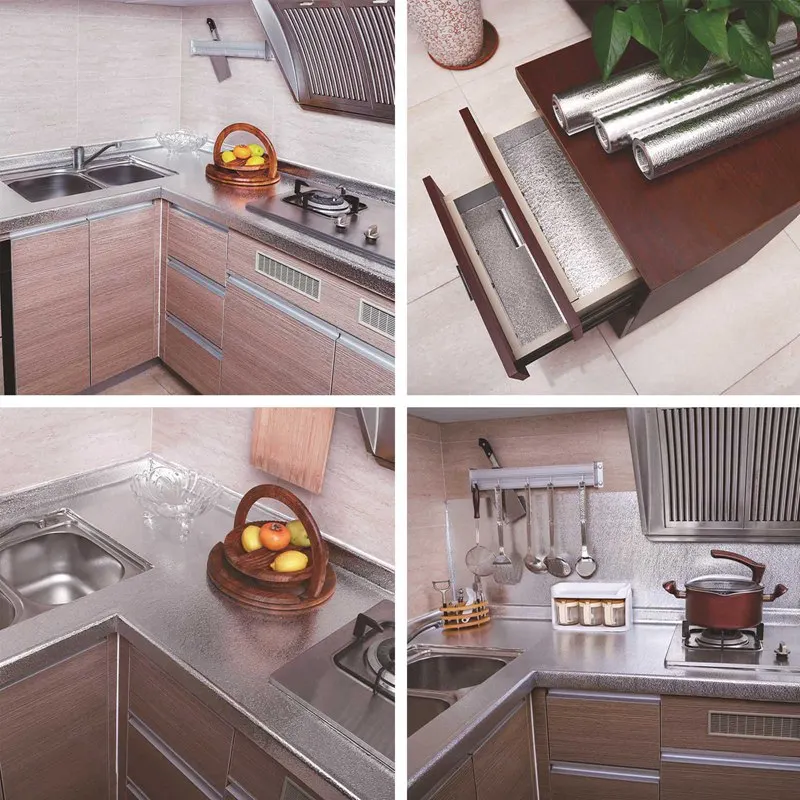 Водонепроницаемый и маслонепроницаемый Кухня обои наклейки самоклеящиеся