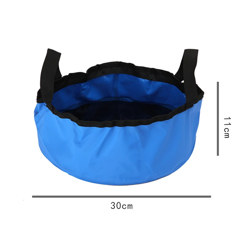

Hot Foldable Fishing Bucket Pail Wash Basin Water Carrier Bag Portable Container for Outdoor Fishing Camping DO2
