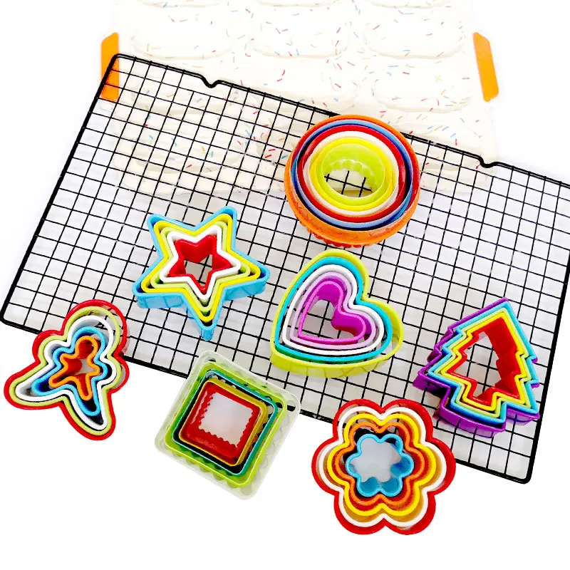 

5 шт./компл. формочка для печенья формы для пирожных Сделай Сам пресс-форм для бисквит печенье плунжерная форма Кухня инструменты аксессуары