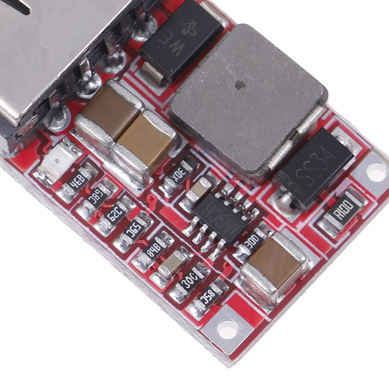 Понижающее зарядное устройство DC 12 В/24 В до 5 3A 6 24 с выходом Mini USB Регулируемый