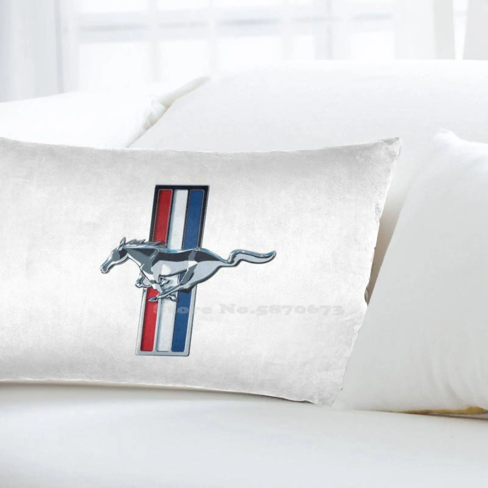 Модная наволочка с логотипом прямоугольная американская автомобильная в виде