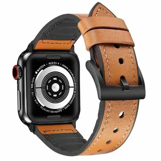Национальный ремень для наручных часов iwatch, ремешок для наручных часов Apple Watch, версии кожаный ремешок 38/42 мм 40 мм 44 мм, версия 1/2/3/4/5