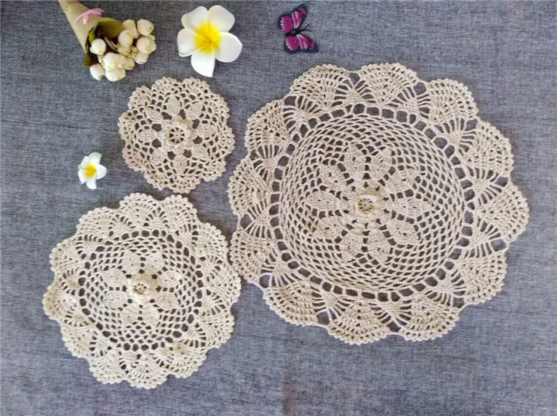 3 размера корейский 3d кружевной Цветочный хлопковый коврик рождественские