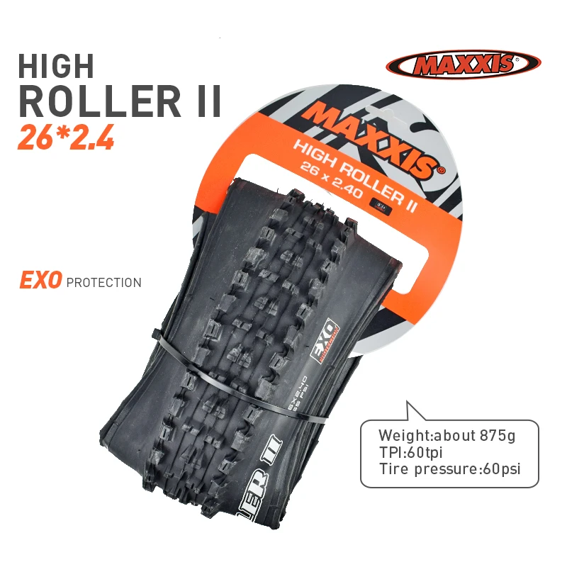 C HR 26x2.4 EXO MAXXIS Высокая роликовая велосипедная шина 26 27,5 бескамерная готовая TR 26*2,4 27,5*2,4 2,5 шины для горного велосипеда Складные шины MINION DHF DHR - Цвет: C HR 26x2.4 EXO