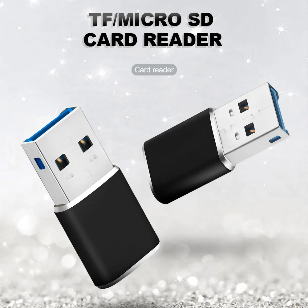 Rocketek Алюминиевый мини usb 3 0 адаптер для чтения карт памяти TF micro SD ПК компьютера