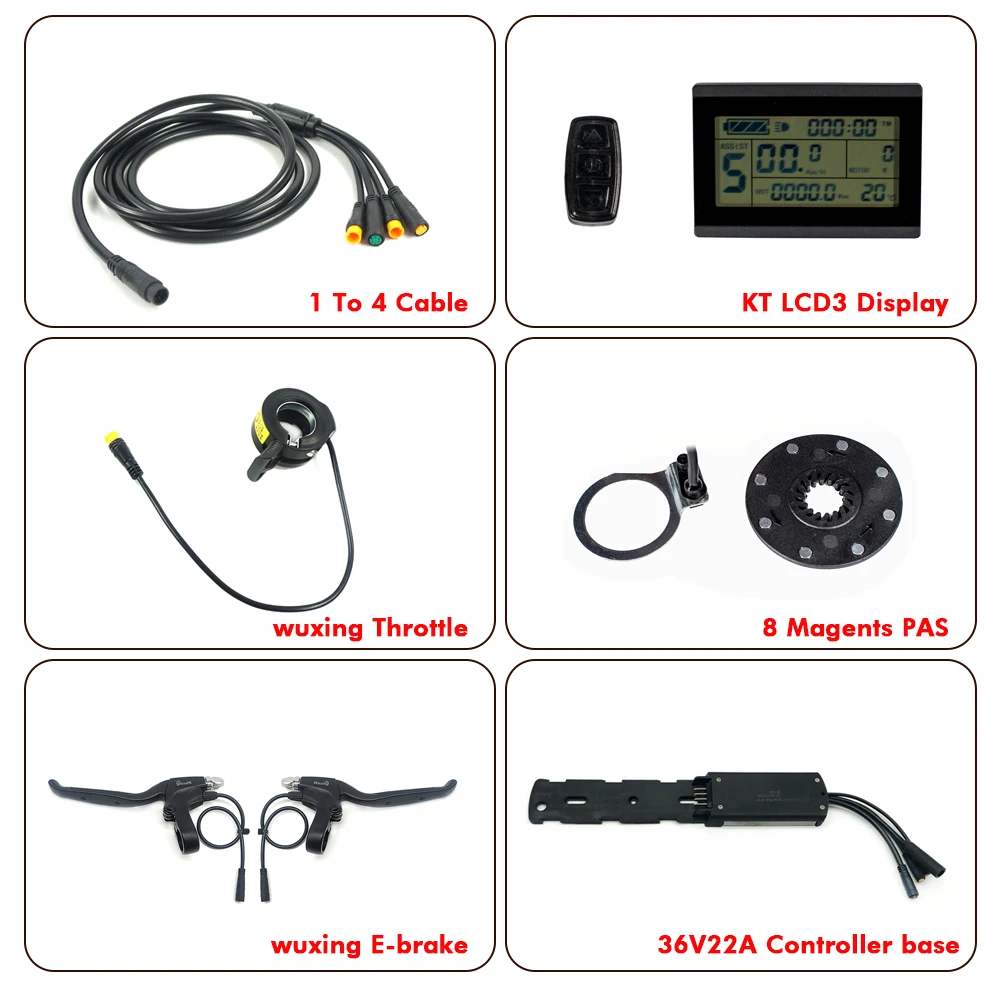 36V22A Set EJOYQI Hailong чехол для батареи Контроллер база 36 В 22A 36V15A 6 Mosfets 9 Mosfets светильник контроллер электрического велосипеда - Цвет: 36V22A Set