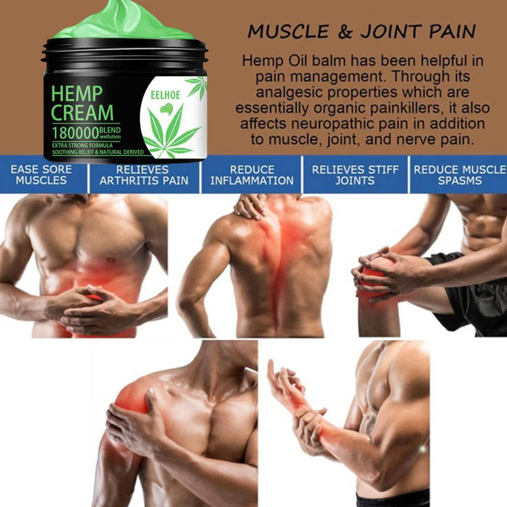 

Joint & Muscle Pain Relief Cream Inflammation Therapy Soothing Neck Back Wrist Knee Ankle Massage Cream for Whole Body