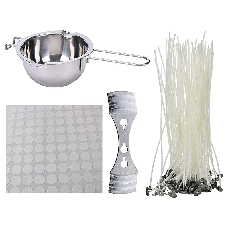 202 шт. Набор для изготовления свечей включает в себя двойной котел предварительно