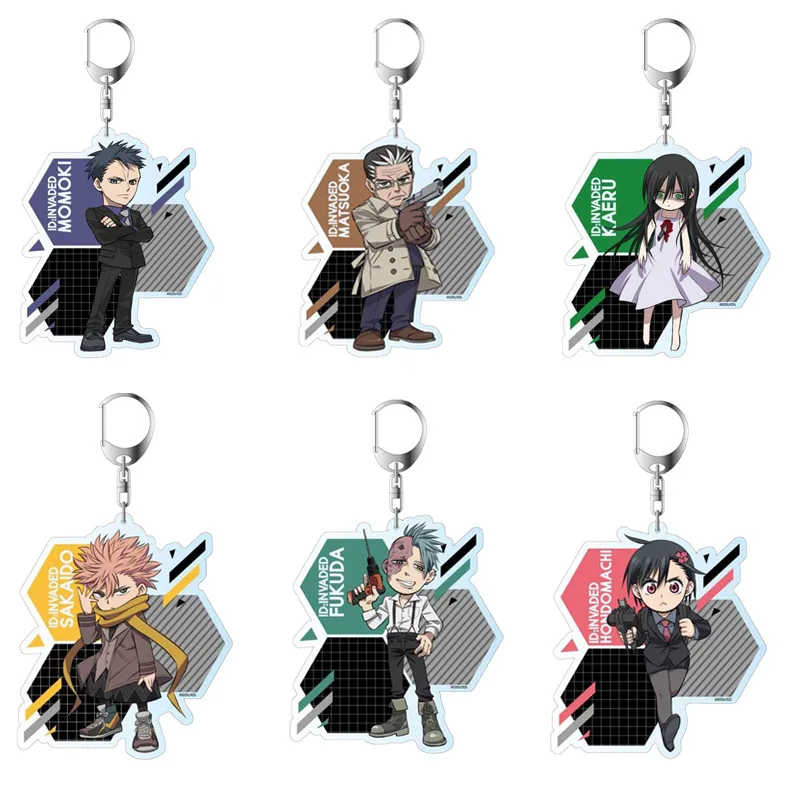 ID:INVADED Bag Pendants Keyring Japanese Anime Cartoon Figure Narihisago Akihito Acrylic Key Chains Keychain Jewelry | Украшения и