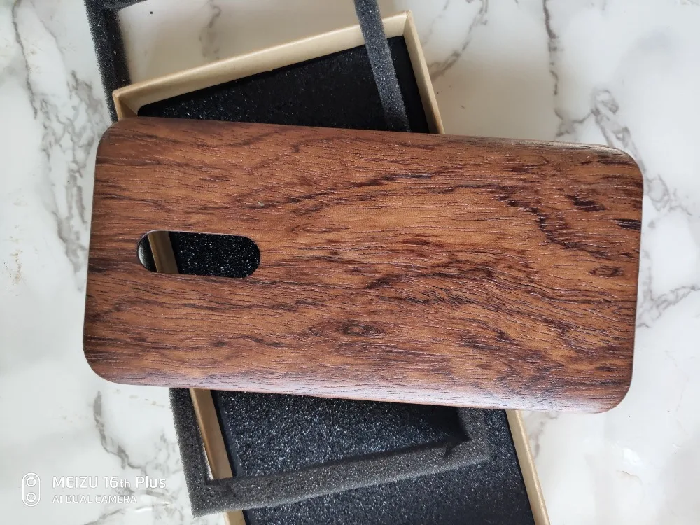 Натуральный Деревянный чехол для телефона для MEIZU 16th 16th Plus, чехол, бамбук/орех/палисандр/Черное ледяное дерево/оболочка(настоящее дерево