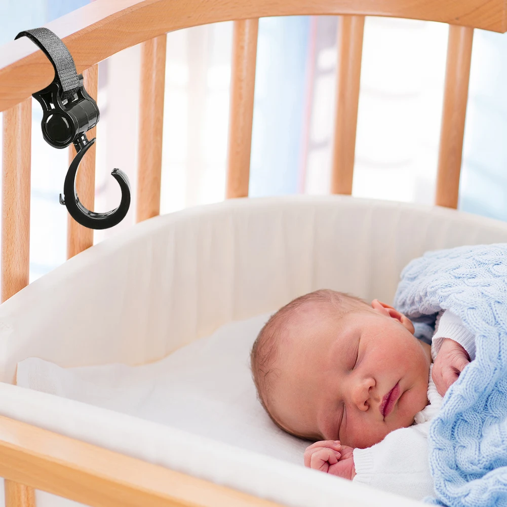 

Baby Pram Stroller Pushchair Swivel Hanger Hooks Grab Hooks Carrier Holders for Household Children Learning Ornament