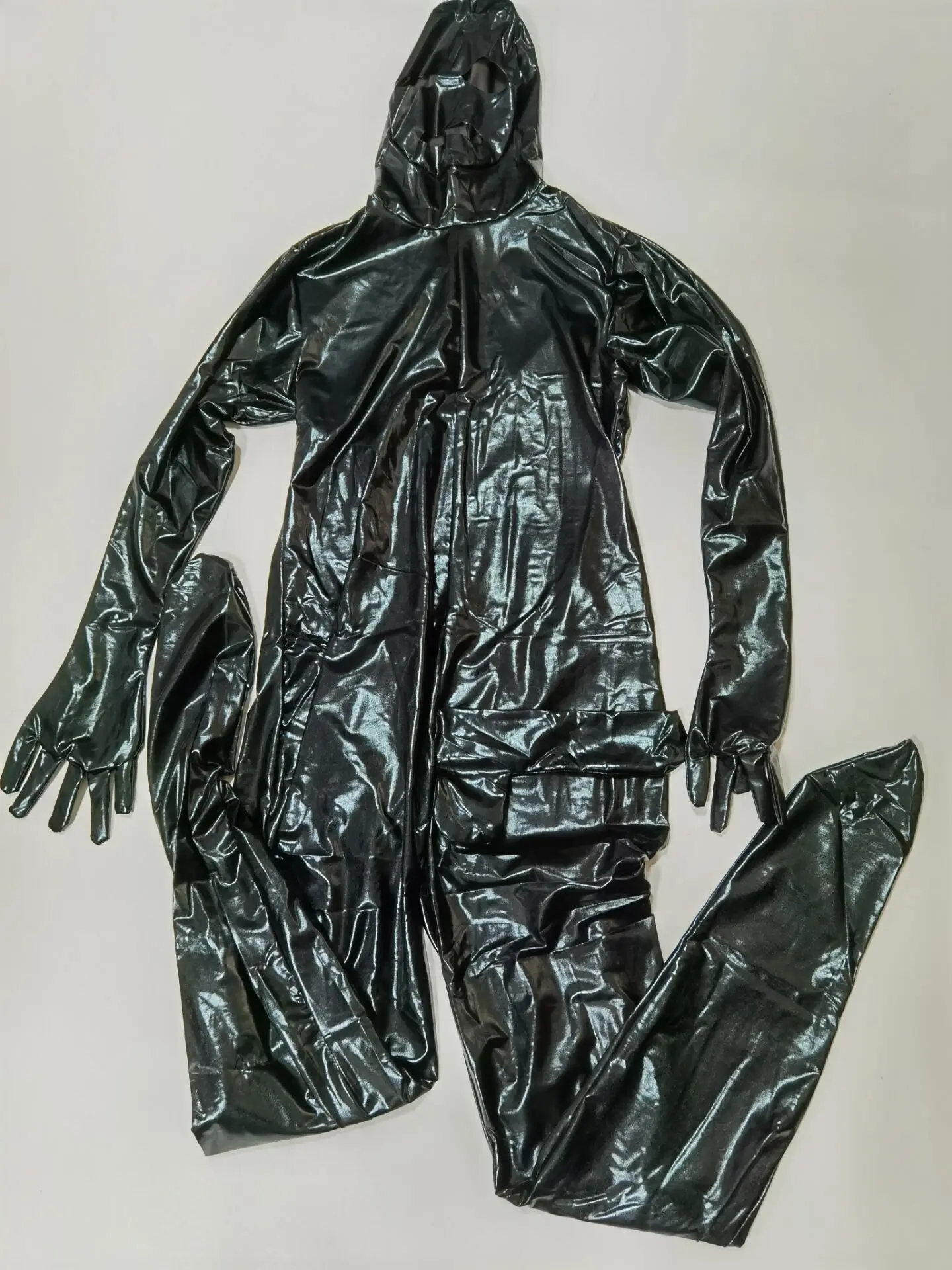 Для мужчин сексуальные ножки Искусственная Кожа Комбинезон гей Эротическое