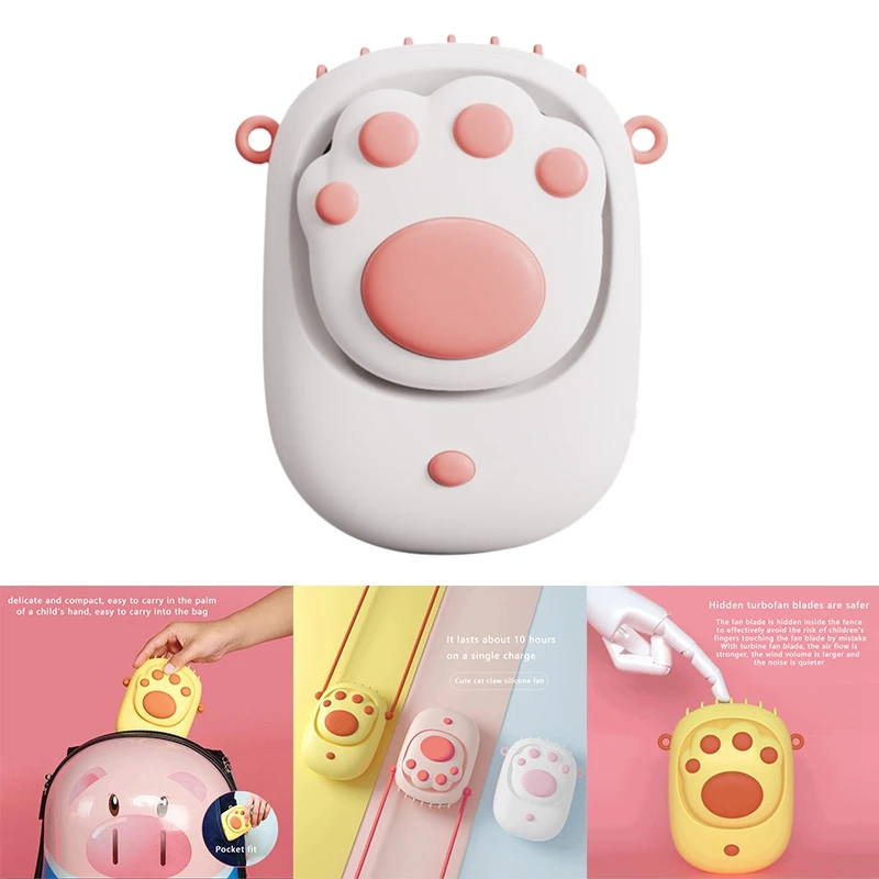 

Ct102 Cat's Claw Fan, Small and Portable, Three-Speed High Wind Can Hold a Small Hanging Neck Fan