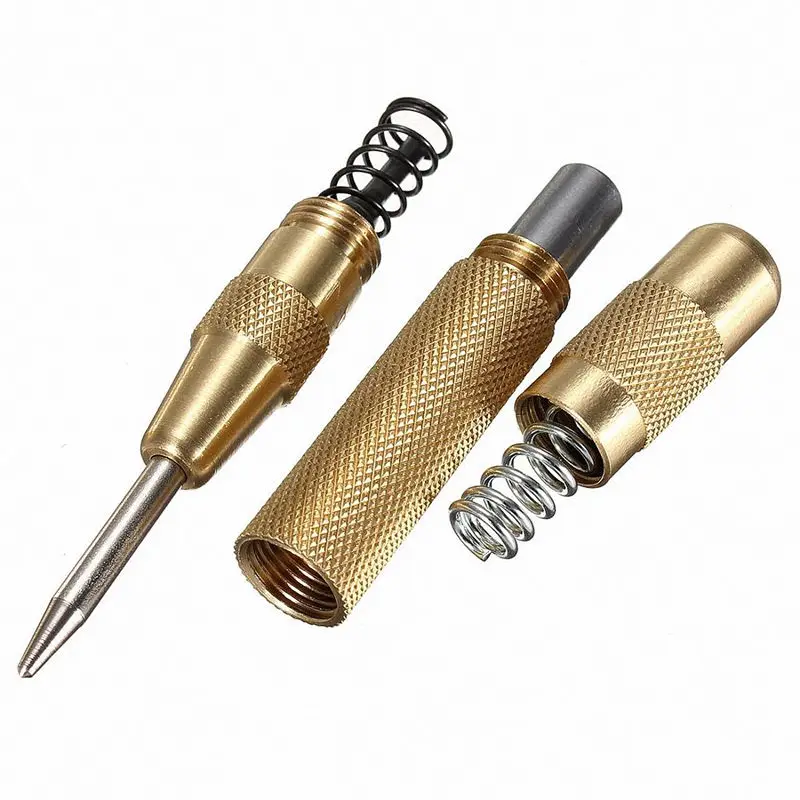 

1xAutomatic Center Pin Punch Strike Spring Loaded Marking Starting Hole Tool
